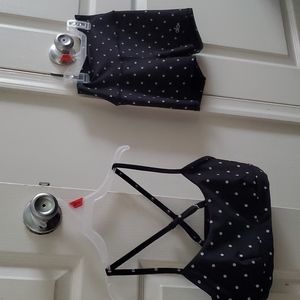 Matching alo polka-dot set